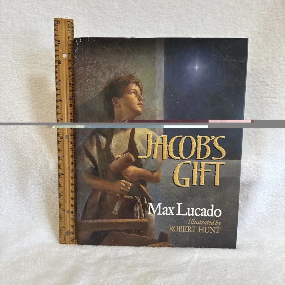 Jacobs Gift Max Lucado Illustrated by Robert Hunt Christian‎ Christmas Book